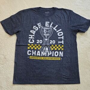 Chase‎ Elliott 2020 Champion Tee Hendrick Motorsports Blue/Gray Men's Large